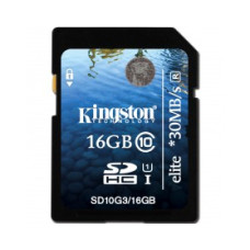 Карта пам'яті Kingston Elite SDHC 16GB Class 10 UHS-I R30MB/s